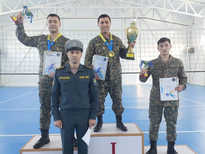 Теміртаулық әскери волейболшылар жүлдемен оралды